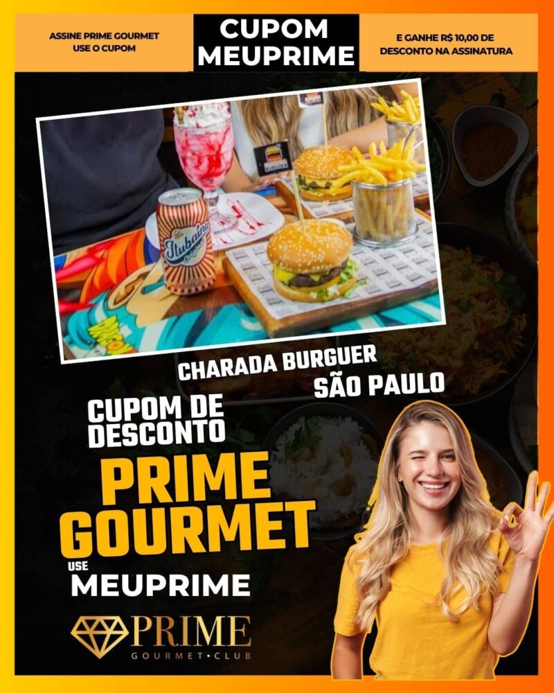 cupom desconto prime gourmet use meu prime charada burguer
