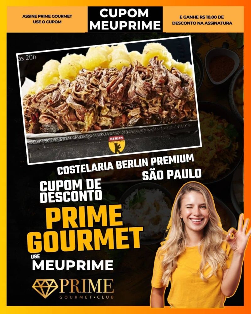 cupom desconto prime gourmet use meu prime costelaria berlin premium