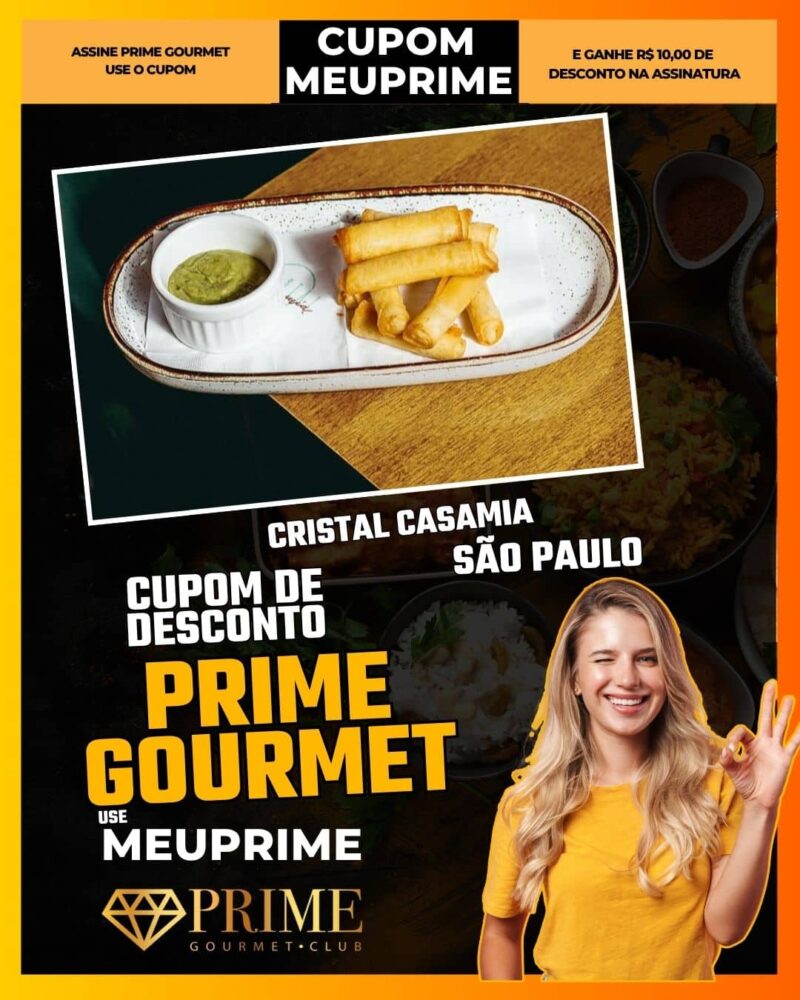 cupom desconto prime gourmet use meu prime cristal casamia