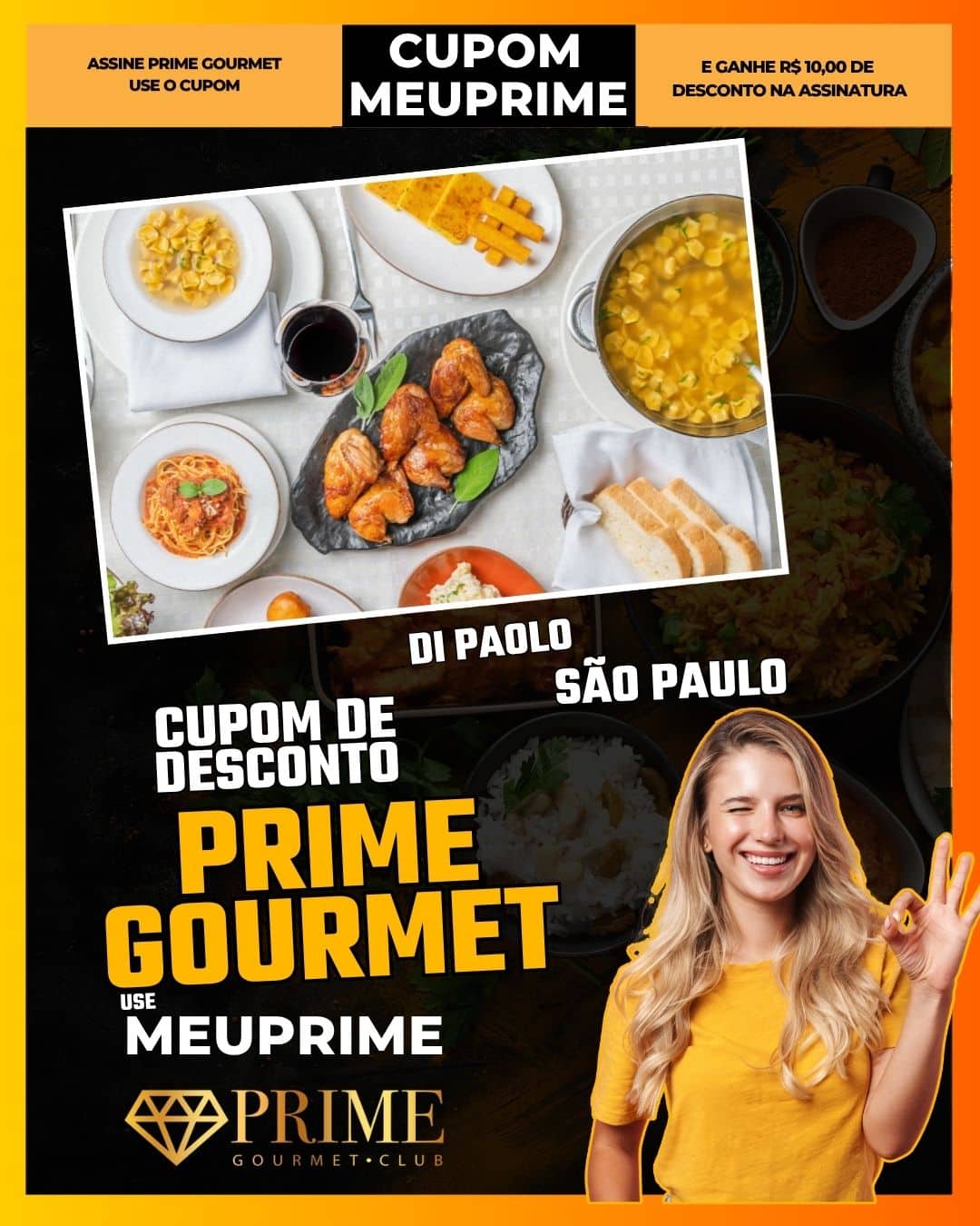 cupom desconto prime gourmet use meu prime di paolo