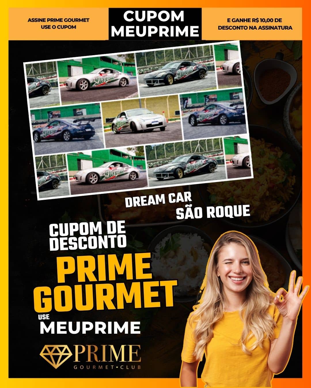cupom desconto prime gourmet use meu prime dream car