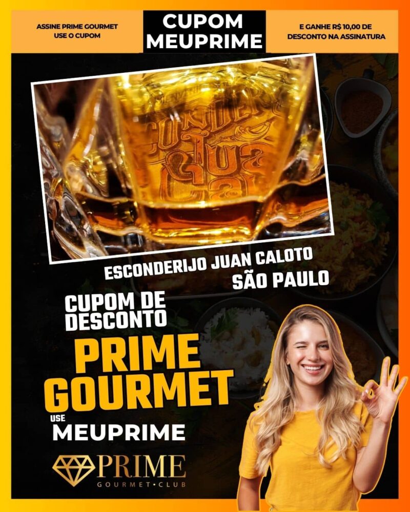 cupom desconto prime gourmet use meu prime esconderijo juan caloto