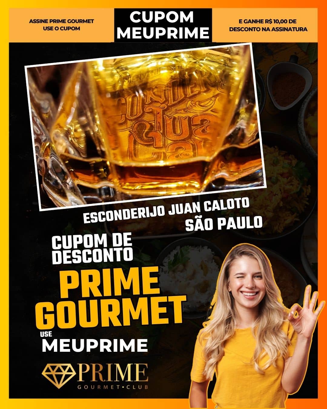 cupom desconto prime gourmet use meu prime esconderijo juan caloto