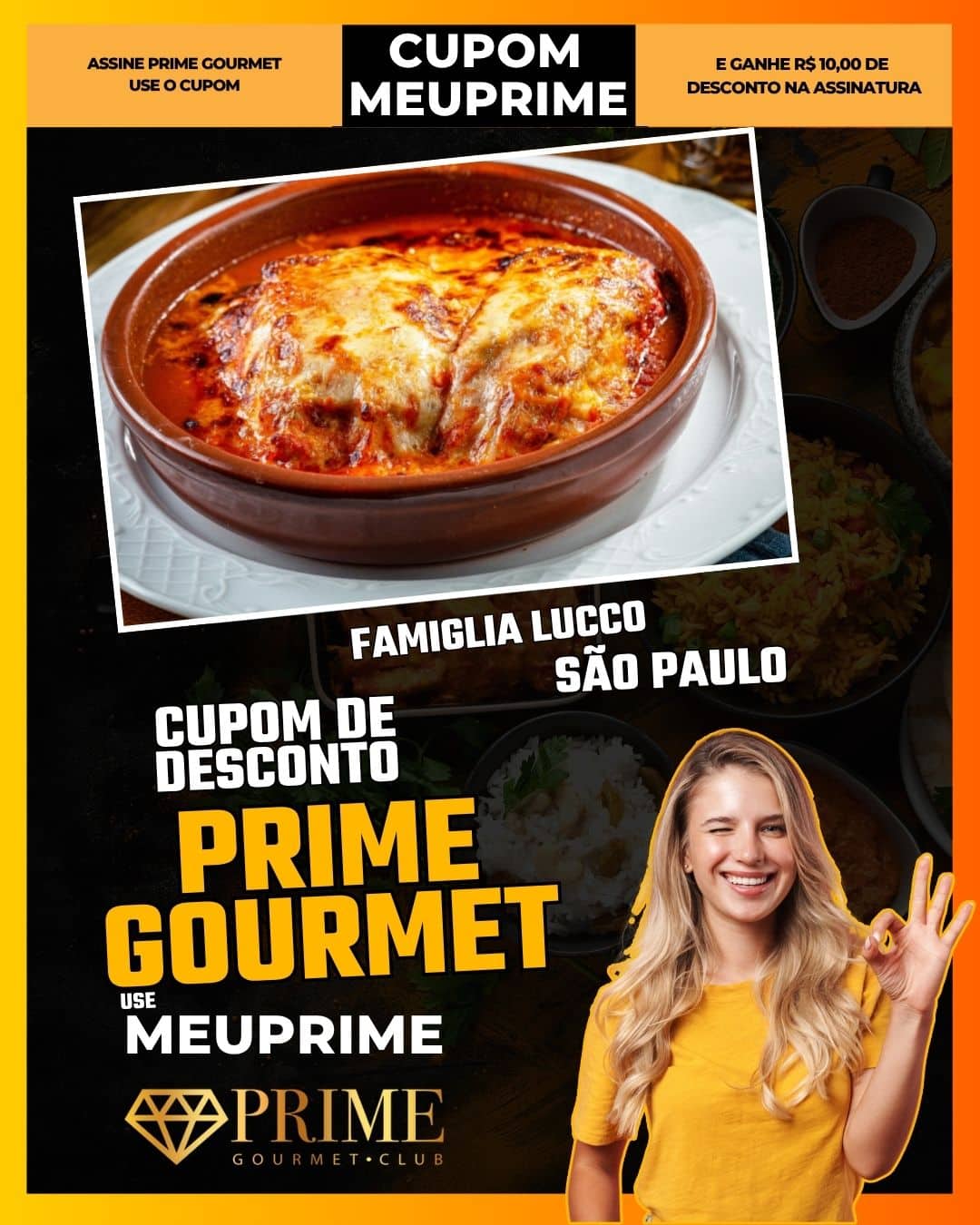 cupom desconto prime gourmet use meu prime famiglia lucco