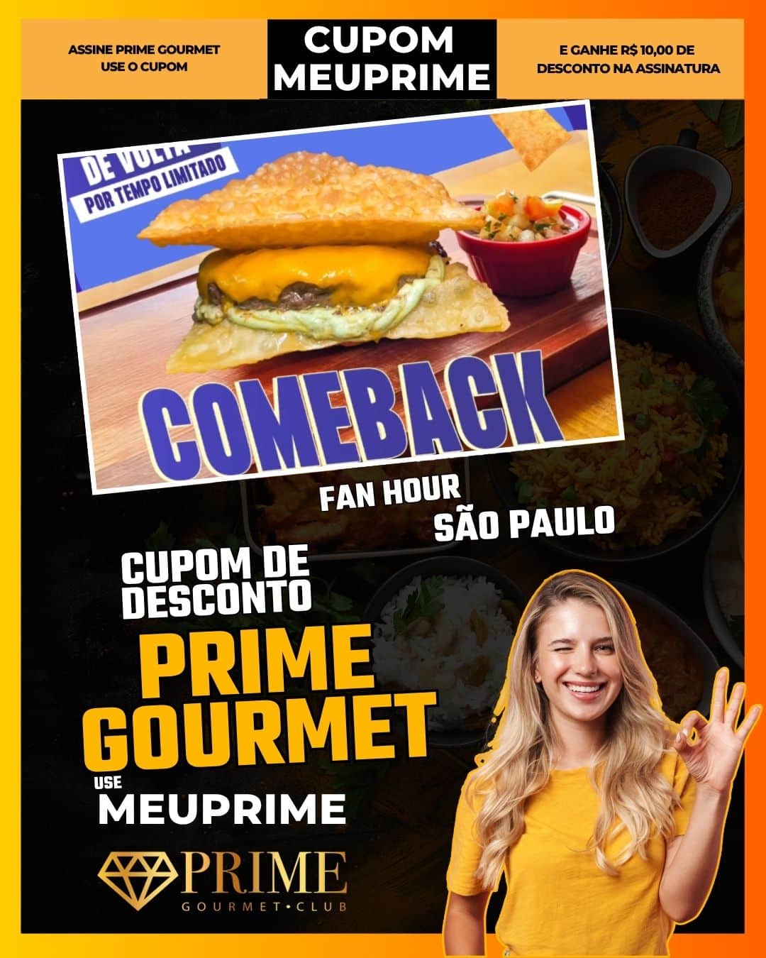 cupom desconto prime gourmet use meu prime fan hour