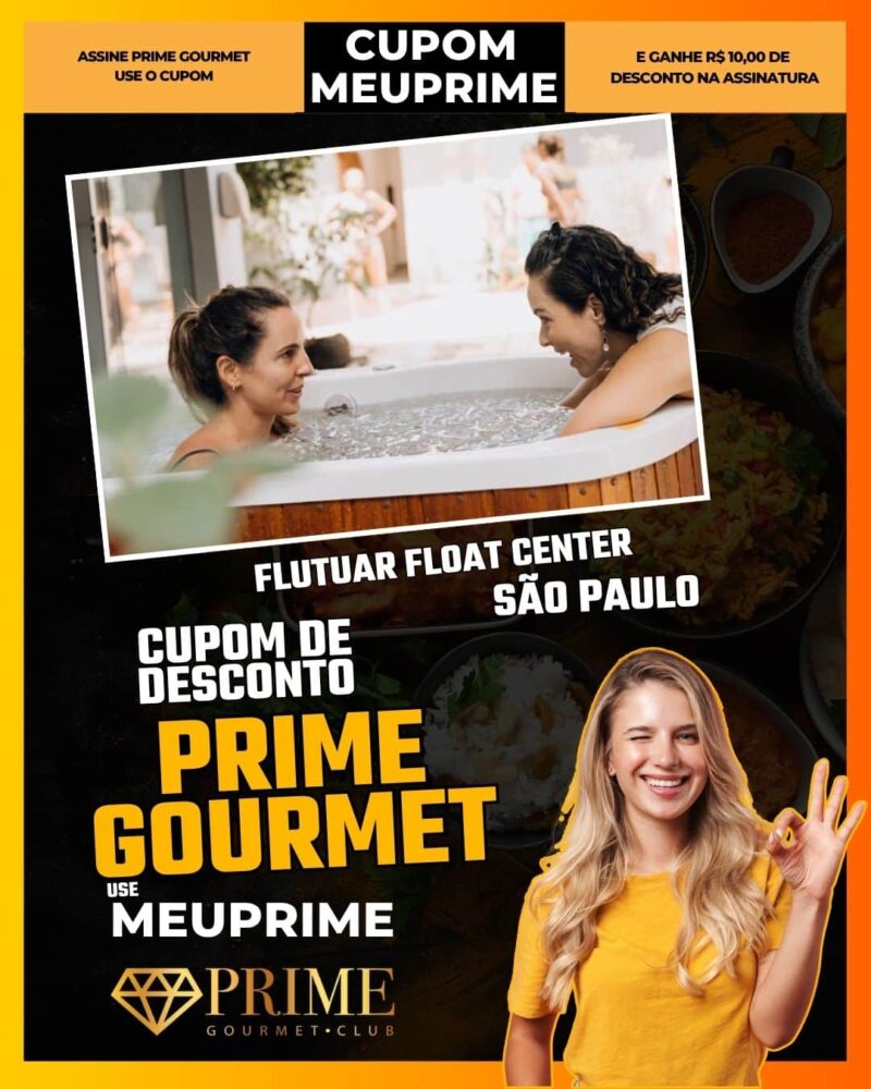cupom desconto prime gourmet use meu prime flutuar float center