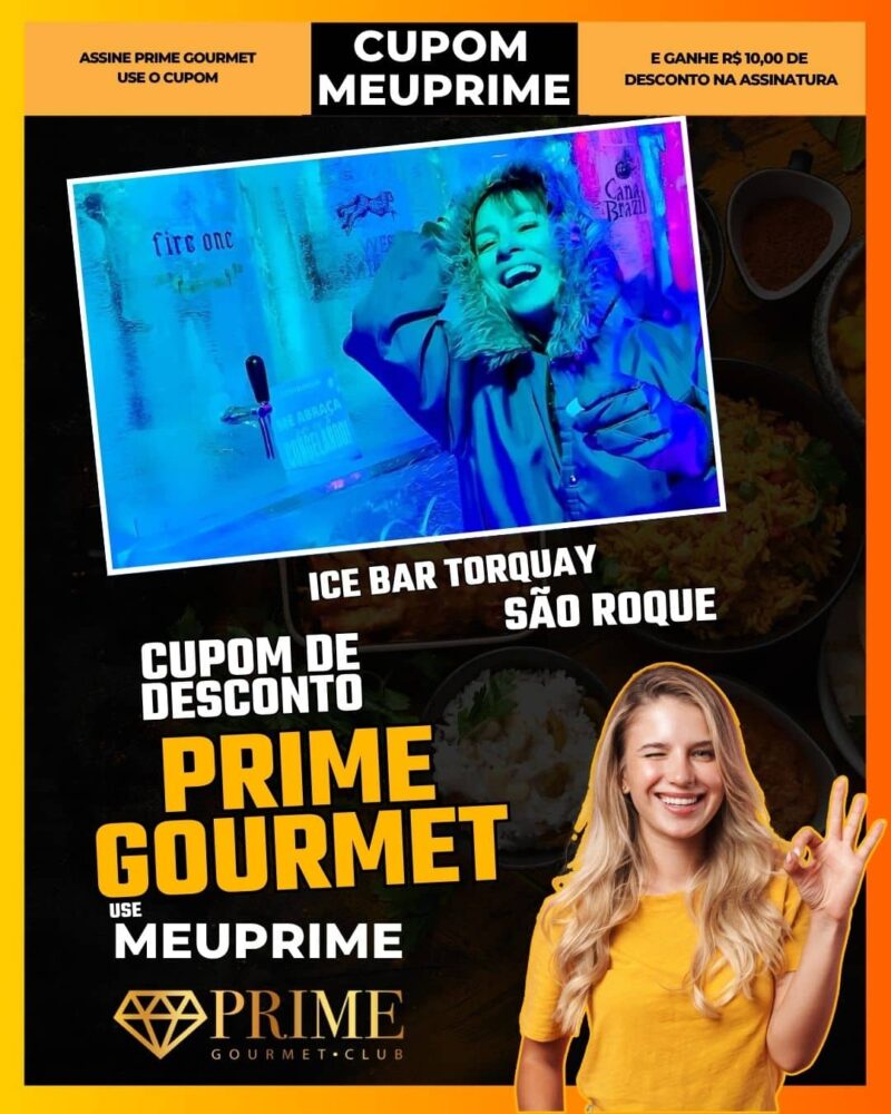 cupom desconto prime gourmet use meu prime ice bar torquay
