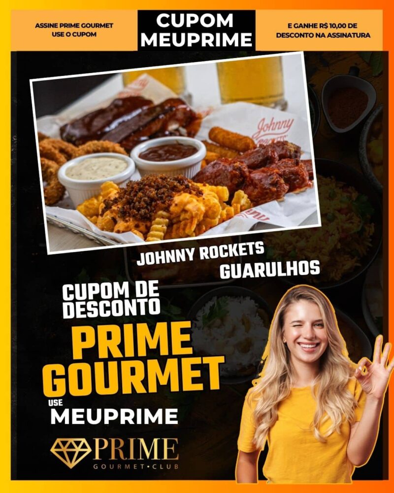 cupom desconto prime gourmet use meu prime johnny rockets