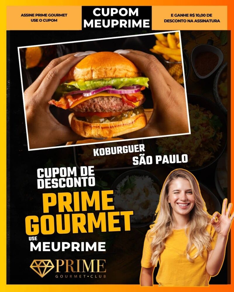 cupom desconto prime gourmet use meu prime koburguer