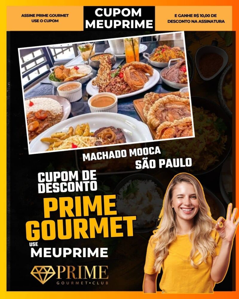 cupom desconto prime gourmet use meu prime machado mooca