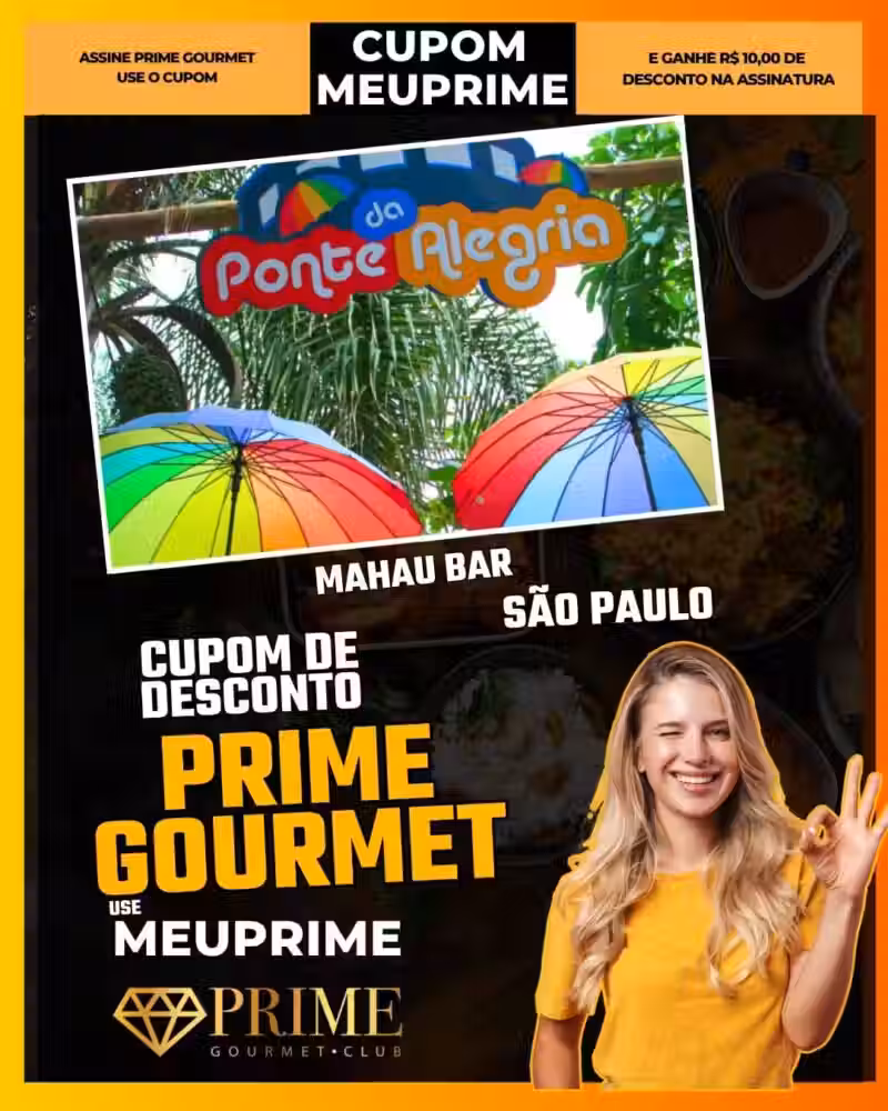 cupom desconto prime gourmet use meu prime mahau bar