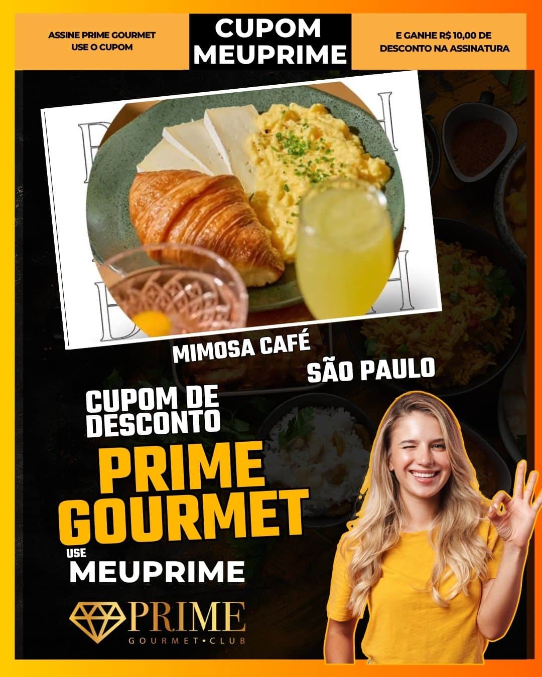 cupom desconto prime gourmet use meu prime mimosa café