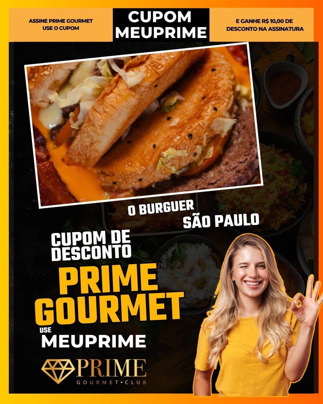 cupom desconto prime gourmet use meu prime o burguer