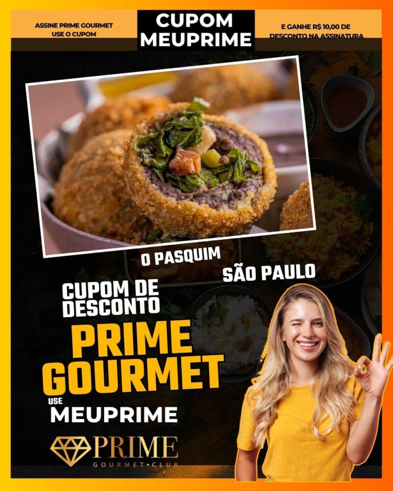 cupom desconto prime gourmet use meu prime o pasquim