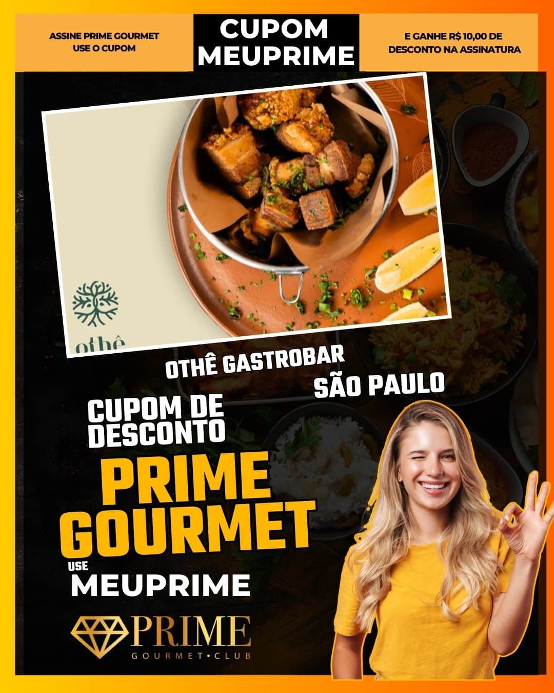 cupom desconto prime gourmet use meu prime othê gastrobar