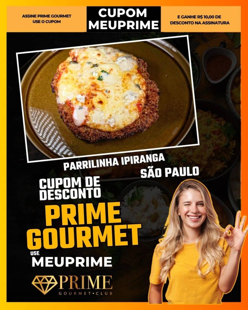 cupom desconto prime gourmet use meu prime parrilinha ipiranga