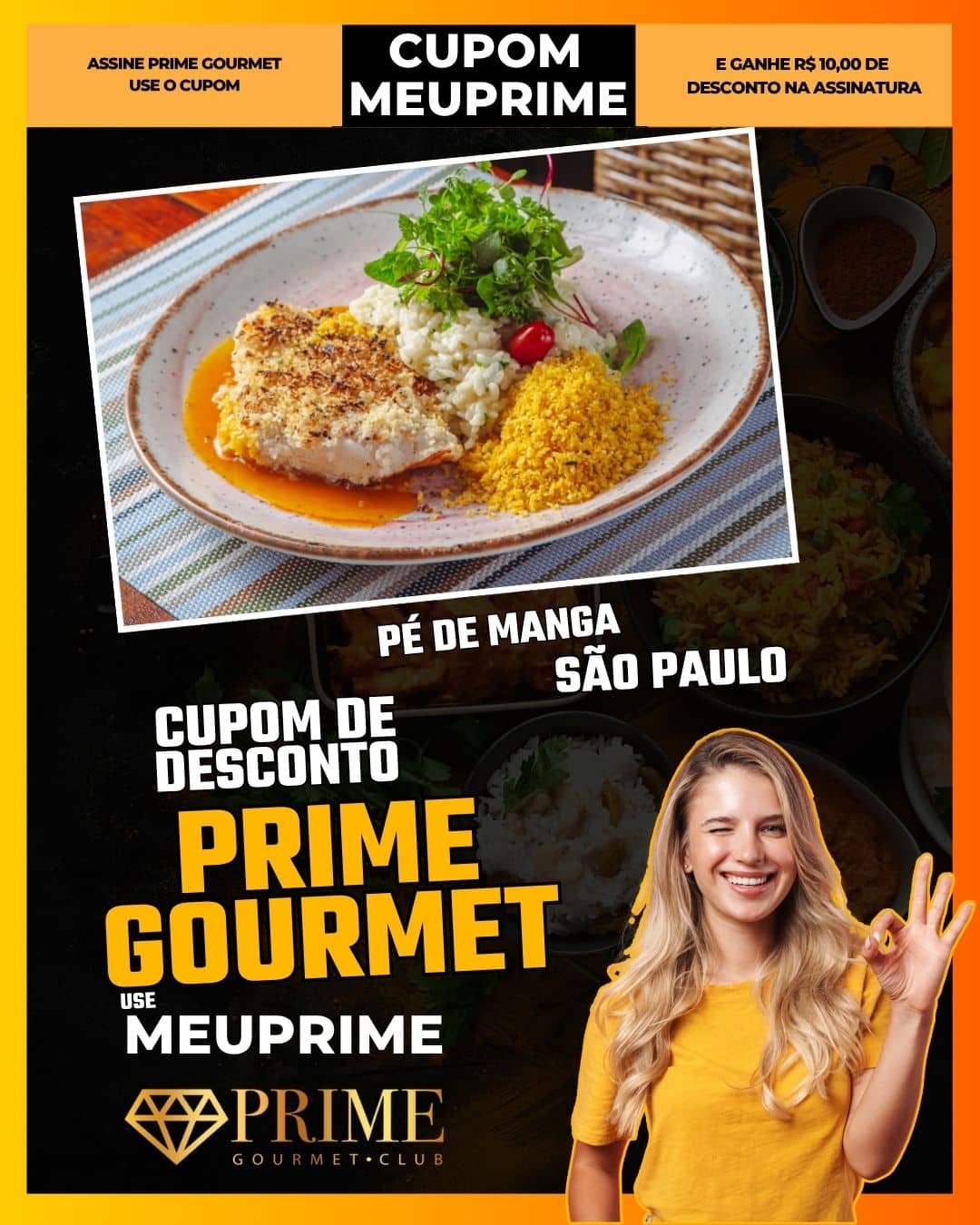 cupom desconto prime gourmet use meu prime pé de manga