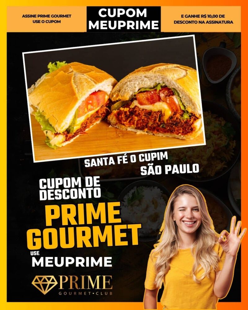 cupom desconto prime gourmet use meu prime santa fé o cupim