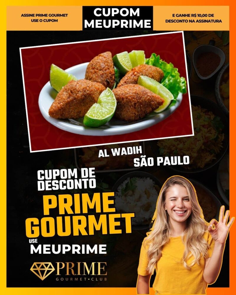cupom desconto prime gourmet use meu prime sao paulo al wadih