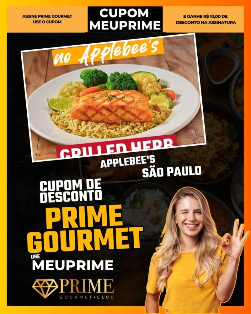 cupom desconto prime gourmet use meu prime sao paulo applebee's