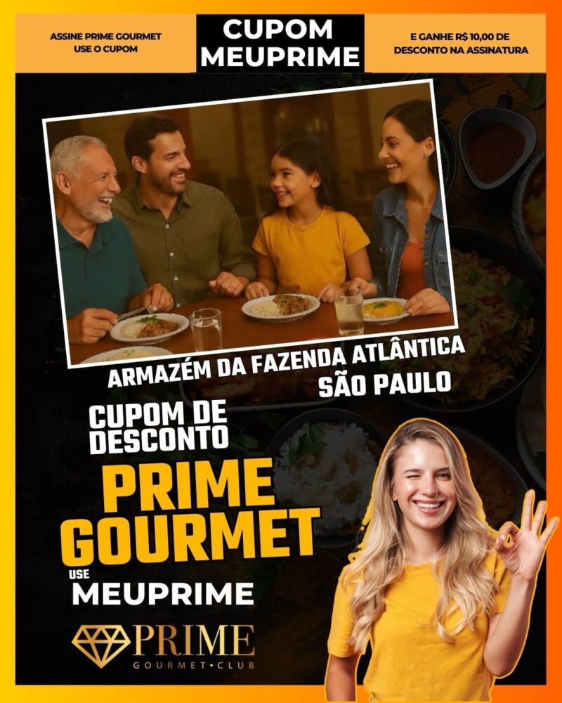 cupom desconto prime gourmet use meu prime sao paulo armazém da fazenda atlântica