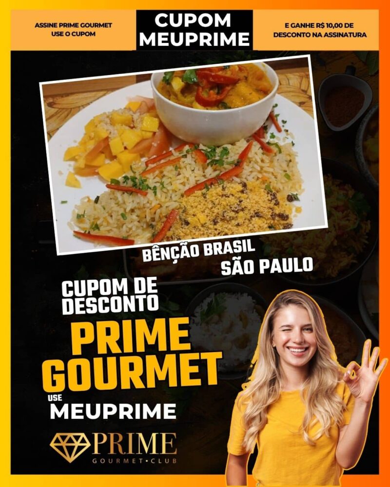 cupom desconto prime gourmet use meu prime sao paulo bênção brasil