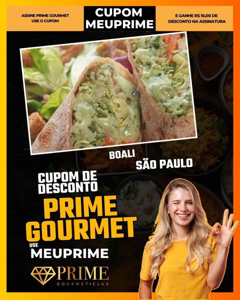 cupom desconto prime gourmet use meu prime sao paulo boali