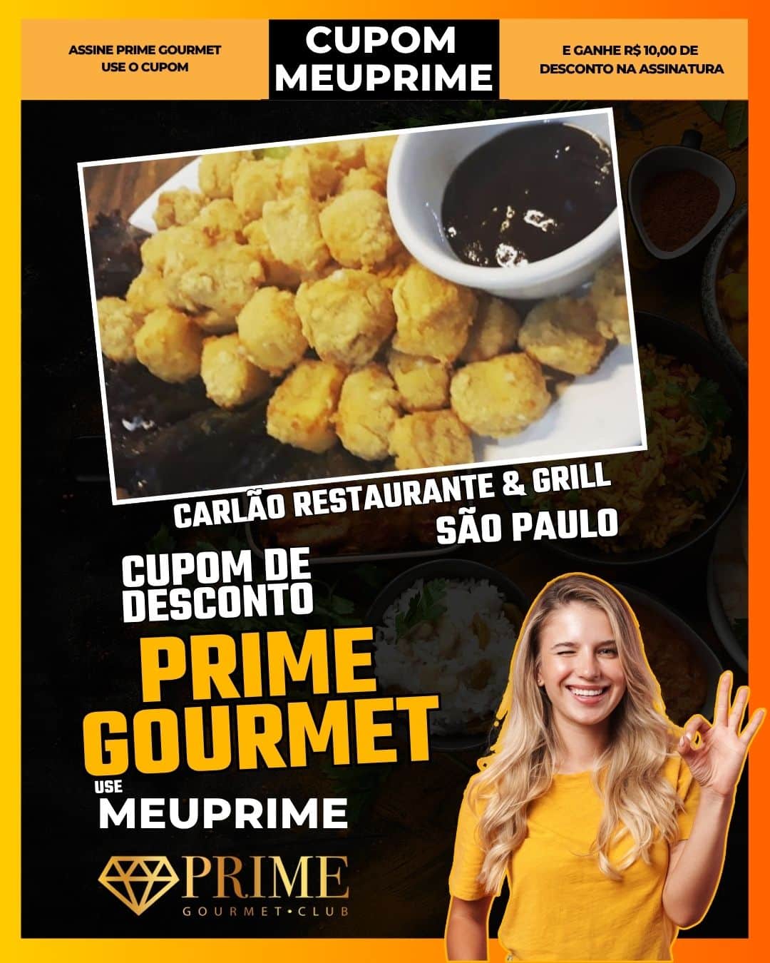 cupom desconto prime gourmet use meu prime sao paulo carlão restaurante & grill