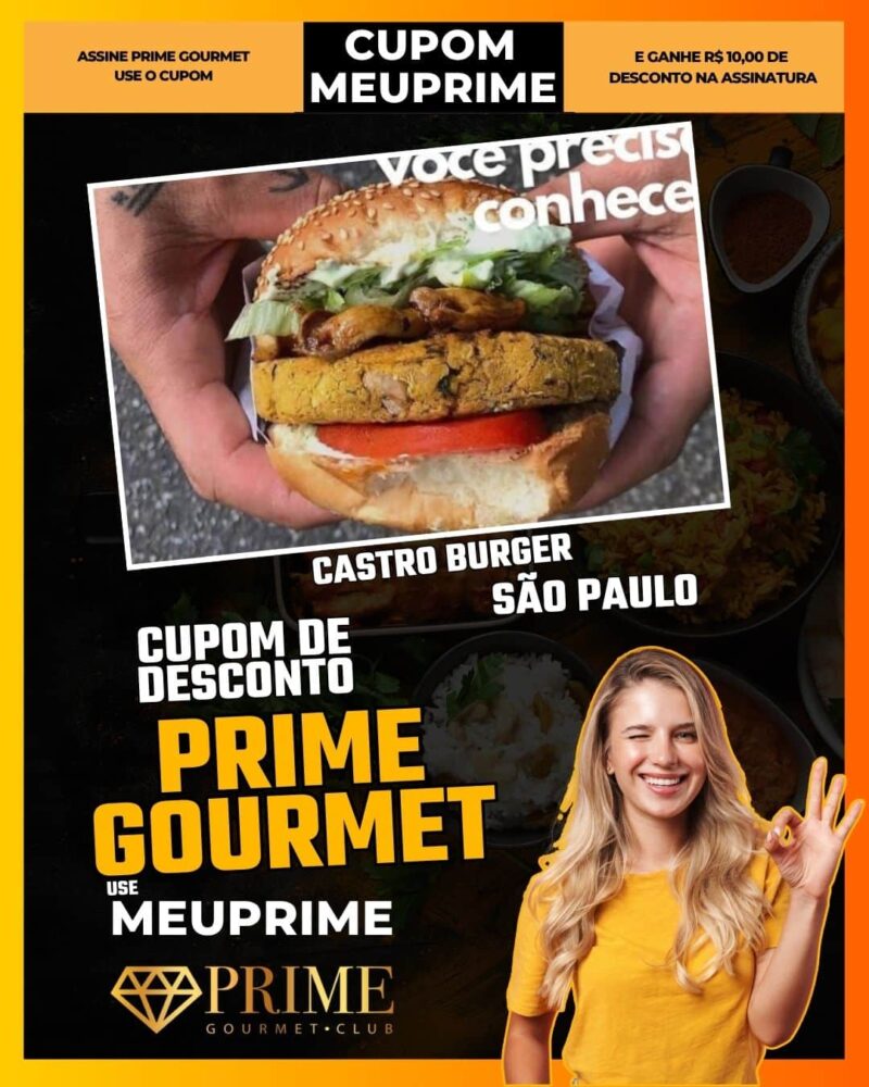 cupom desconto prime gourmet use meu prime sao paulo castro burger
