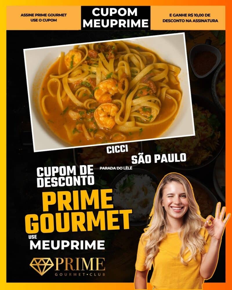 cupom desconto prime gourmet use meu prime sao paulo cicci