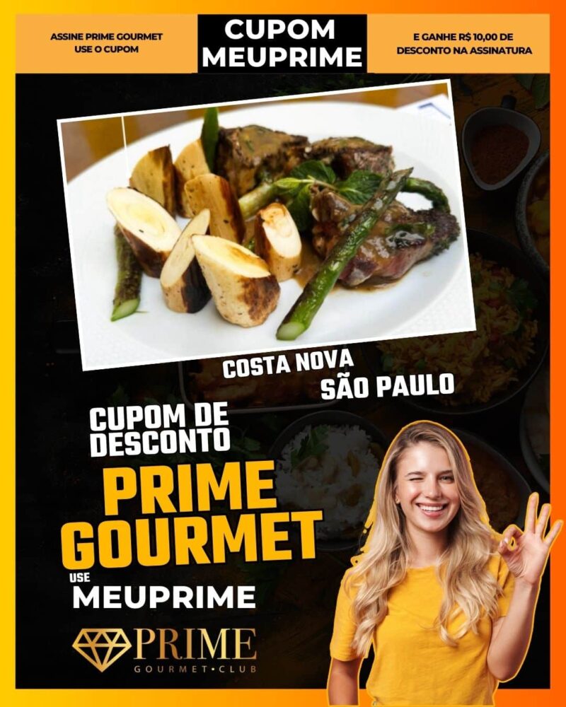 cupom desconto prime gourmet use meu prime sao paulo costa nova