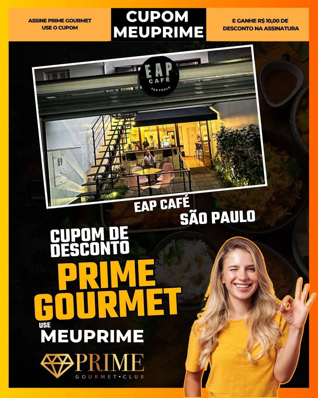 cupom desconto prime gourmet use meu prime sao paulo eap café