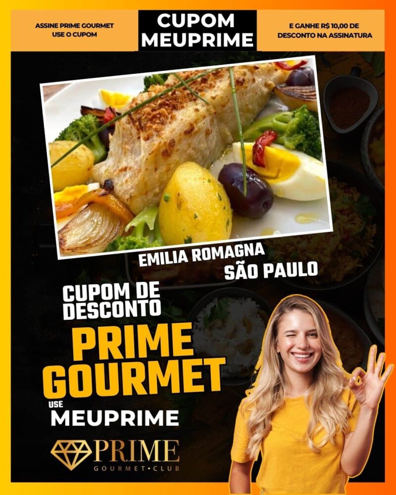 cupom desconto prime gourmet use meu prime sao paulo emilia romagna