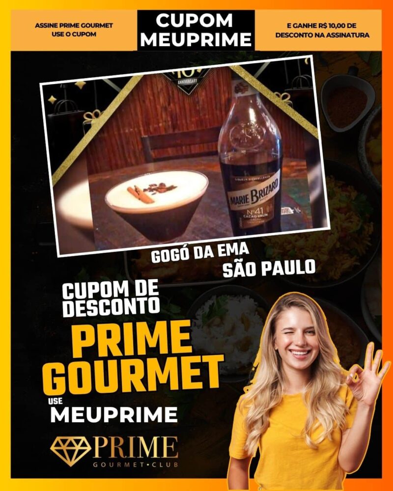 cupom desconto prime gourmet use meu prime sao paulo gogó da ema