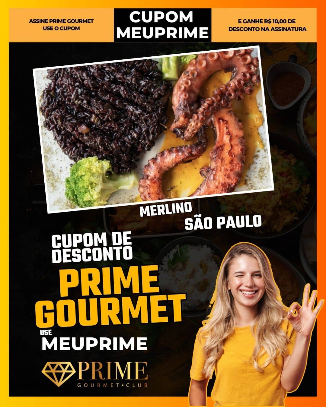 cupom desconto prime gourmet use meu prime sao paulo merlino