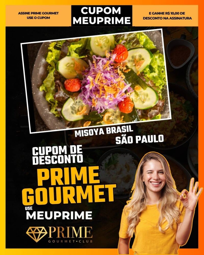 cupom desconto prime gourmet use meu prime sao paulo misoya brasil