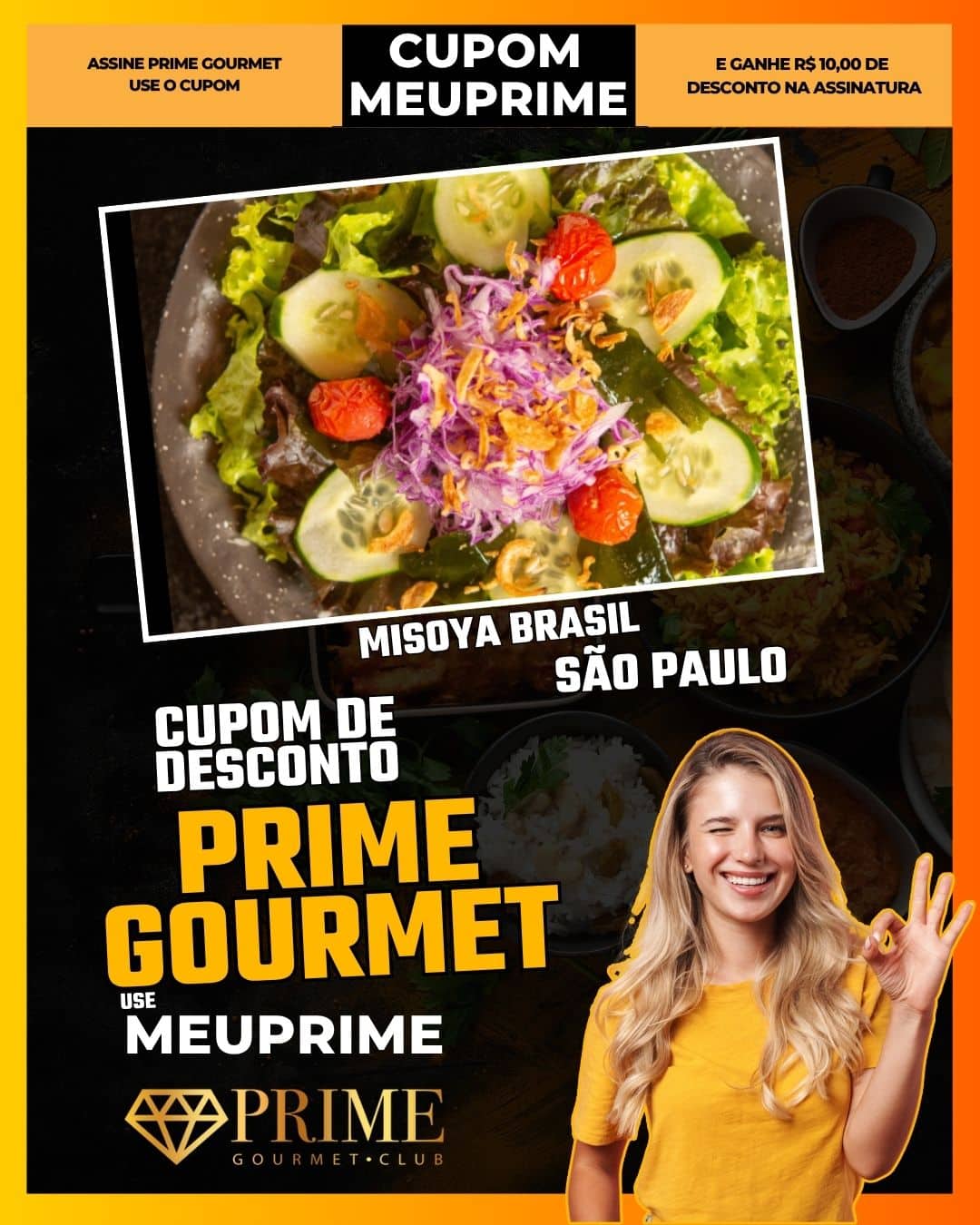 cupom desconto prime gourmet use meu prime sao paulo misoya brasil