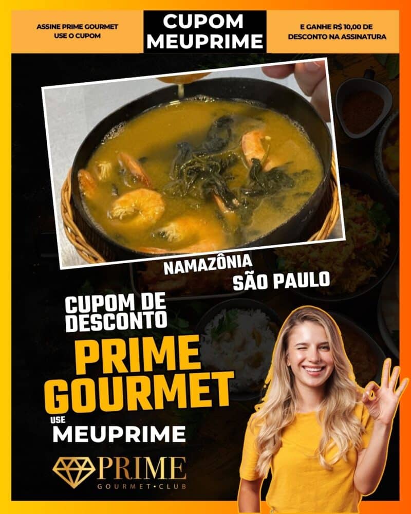 cupom desconto prime gourmet use meu prime sao paulo namazônia