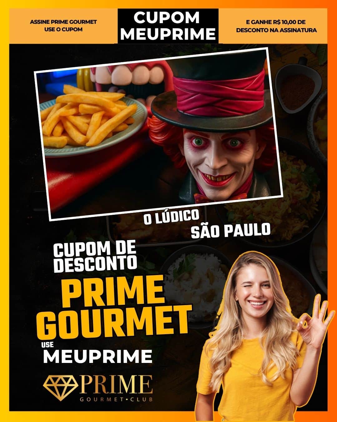 cupom desconto prime gourmet use meu prime sao paulo o lúdico
