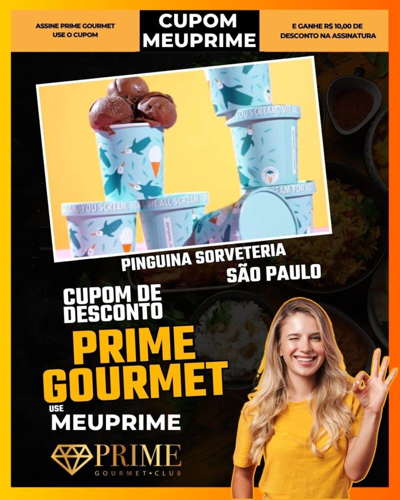 cupom desconto prime gourmet use meu prime sao paulo pinguina sorveteria