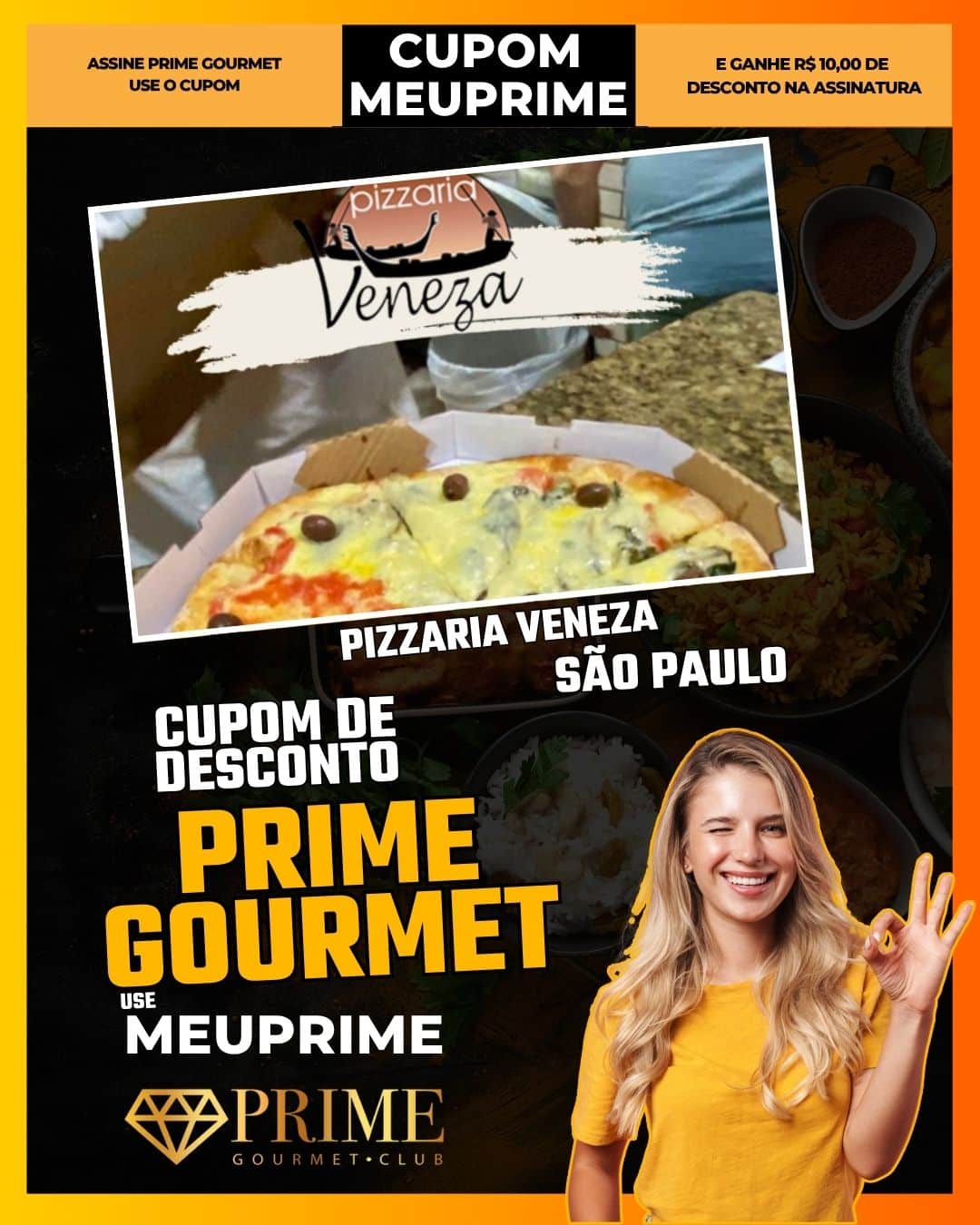 cupom desconto prime gourmet use meu prime sao paulo pizzaria veneza