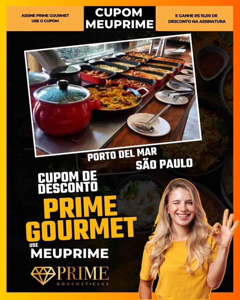 cupom desconto prime gourmet use meu prime sao paulo porto del mar