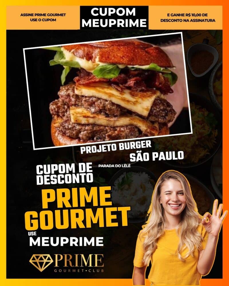 cupom desconto prime gourmet use meu prime sao paulo projeto burger