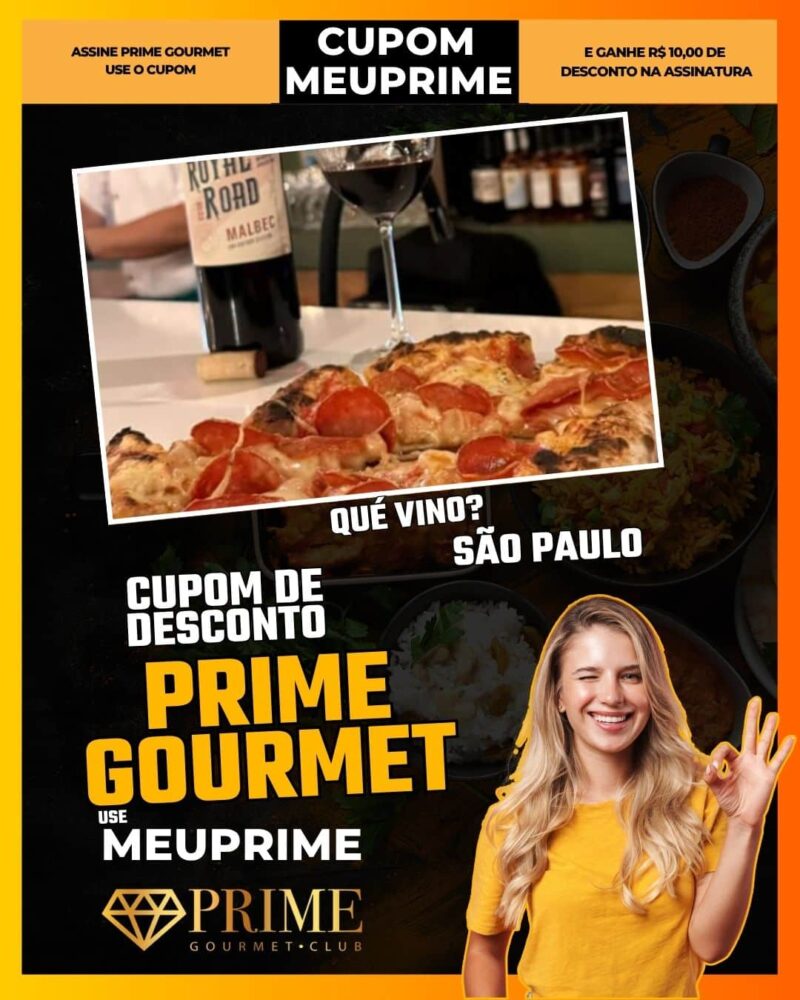cupom desconto prime gourmet use meu prime sao paulo qué vino