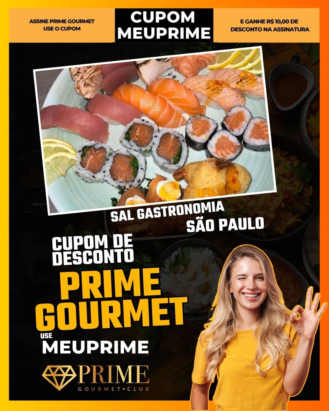cupom desconto prime gourmet use meu prime sao paulo sal gastronomia