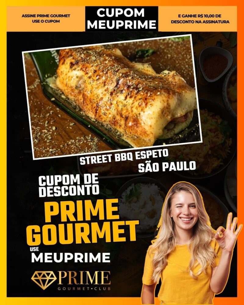 cupom desconto prime gourmet use meu prime sao paulo street bbq espeto