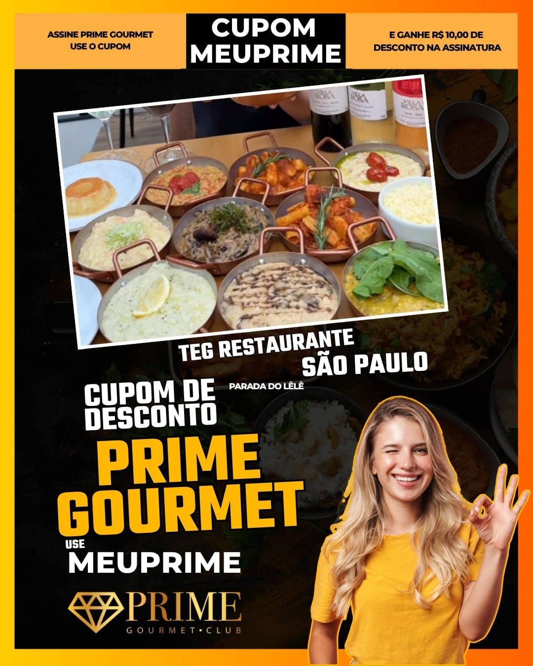 cupom desconto prime gourmet use meu prime sao paulo teg restaurante