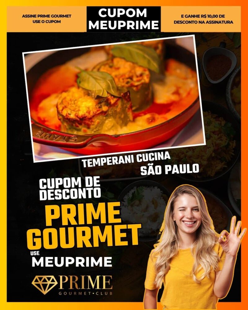 cupom desconto prime gourmet use meu prime sao paulo temperani cucina
