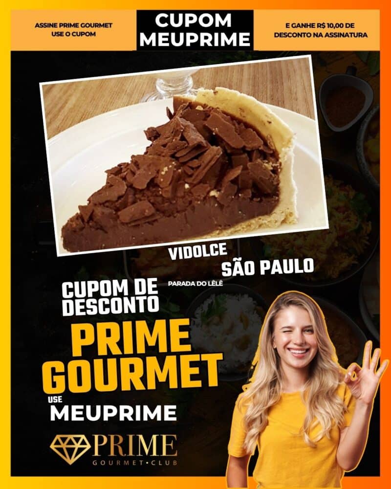 cupom desconto prime gourmet use meu prime sao paulo vidolce
