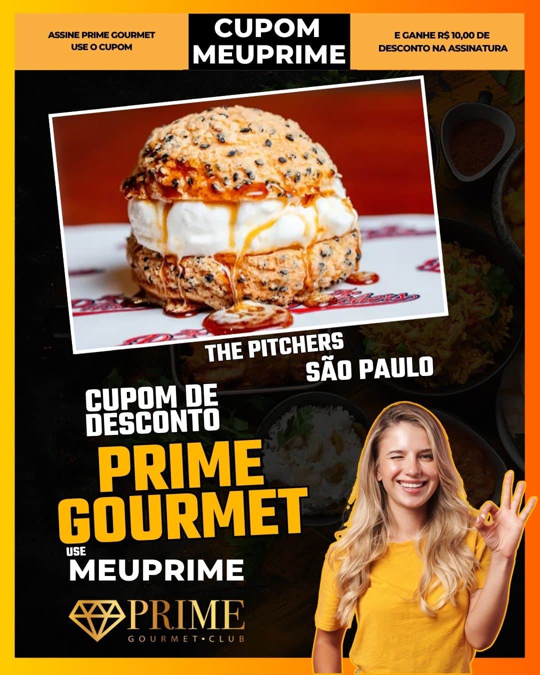cupom desconto prime gourmet use meu prime the pitchers